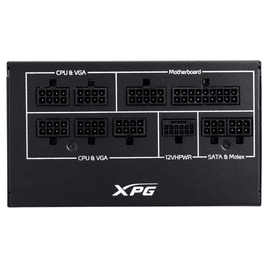 XPG COREREACTOR II 850W enhed til str�mforsyning 20+4 pin ATX ATX Sort #3