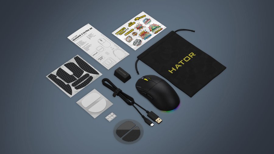 Mysz dla graczy Hator Quasar 3 Ultra 8K Wireless czarna #10