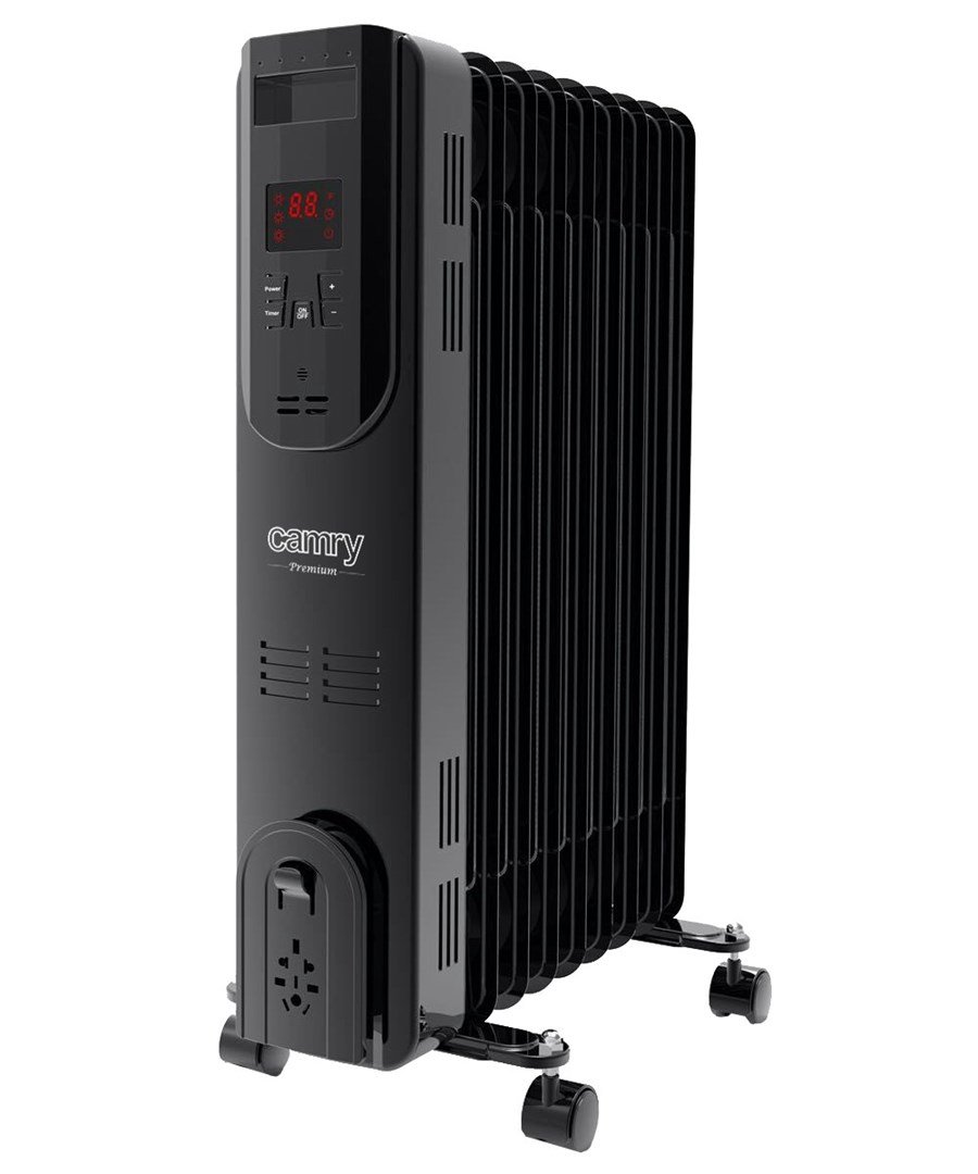 Camry | Heater | CR 7810 | Oil Filled Radiator | 2000 W | Number of power levels 3 | Black #1