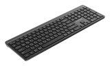 Gembird KB-WPS-03 tastatur Kontor RF tr�dl�s + Bluetooth QWERTY US International, Ukrainsk, Russisk Sort #2