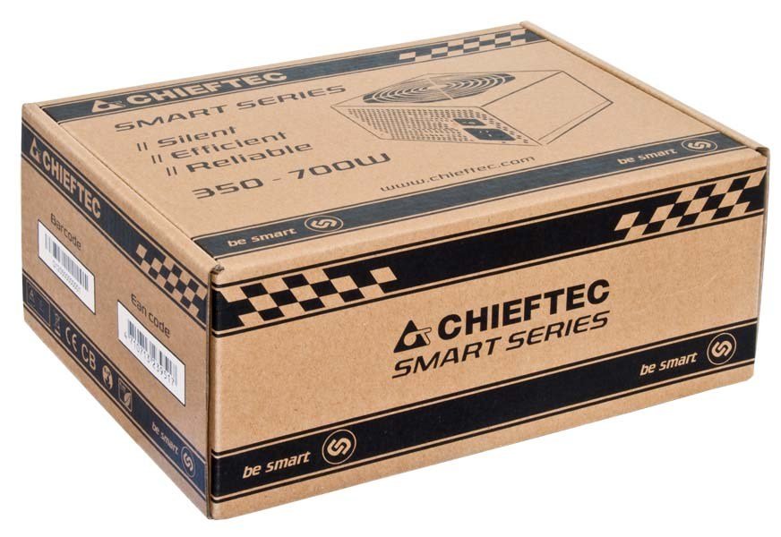 Chieftec Smart GPS-600A8 enhed til str�mforsyning 600 W 20+4 pin ATX ATX Sort #46