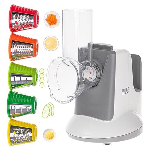 Adler | Vegetable Slicer | AD 4815 | White/Grey | 150 W #9