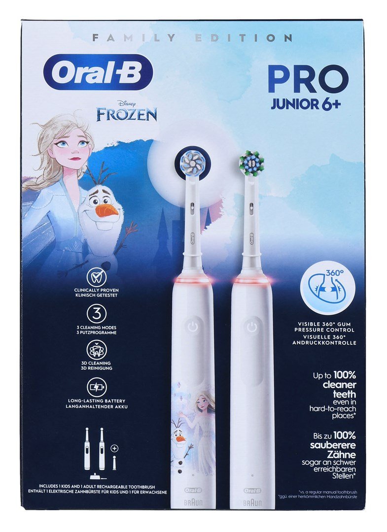 Oral-B Pro 3 3000 White+Oral-B Junior Frozen #15