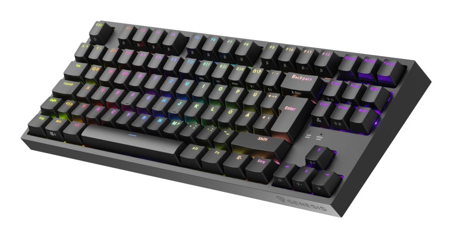 GENESIS Thor 404 TKL tastatur Spil USB QWERTZ Tysk Sort #8