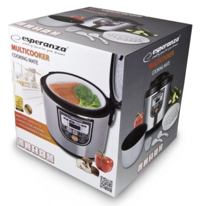 Esperanza EKG011 multi cooker 5 L 860 W Sort, Rustfrit stl #9