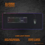Deltaco Gaming DMP310 RGB Mousepad, 900x360x4mm, 13 LED modes, black #6