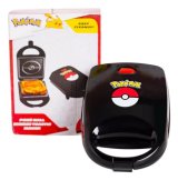 Uncanny Brands Pok�mon Pok� Ball sandwichtoaster Sort, R�d, Hvid #1