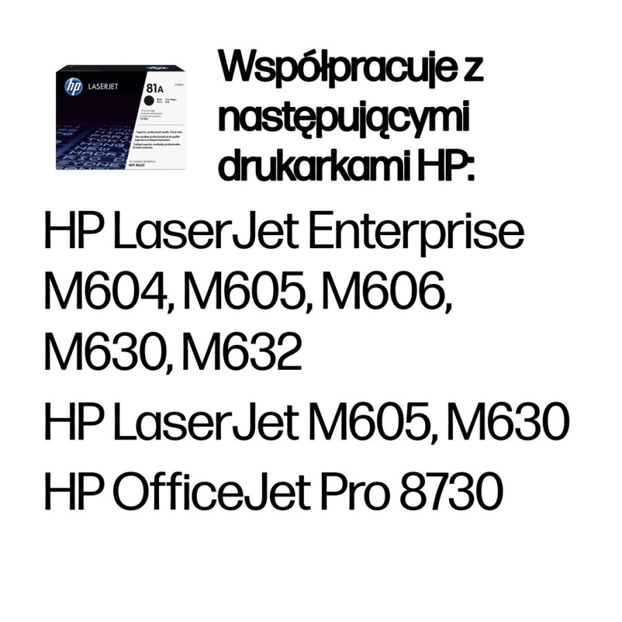 HP Original 81A LaserJet-tonerpatron, sort #3