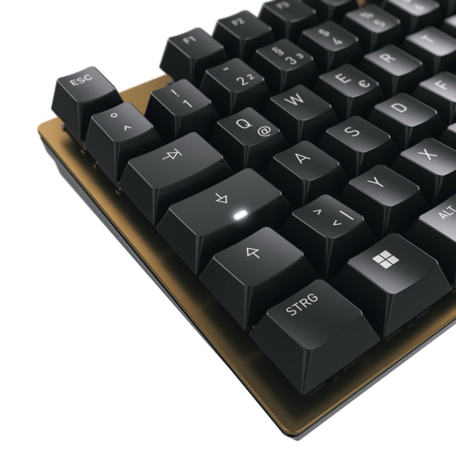 CHERRY KC 200 MX tastatur Universel USB QWERTZ Tysk Sort, Bronze #6