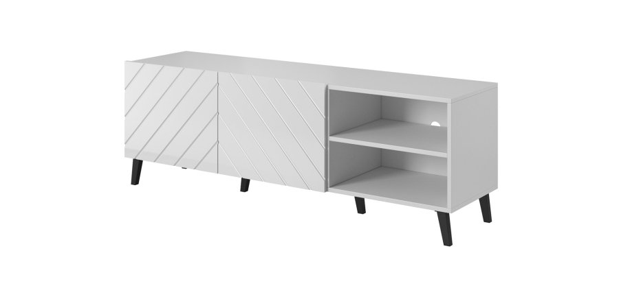 RTV-skab ABETO 150x42x52 hvid/hvid blank #1