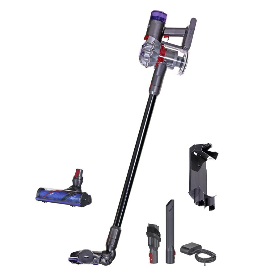 Dyson V8 Advanced 2-i-1 stangstvsuger Batteri Dry Posels Nikkel, Slv #1