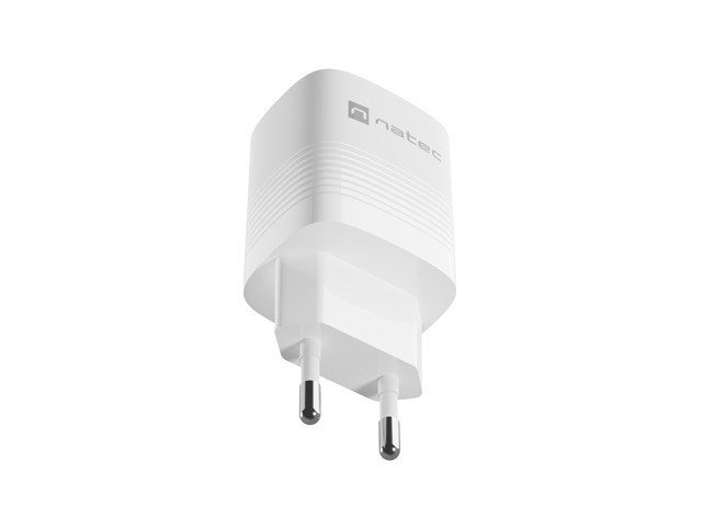 NATEC RIBERA GAN OPLADER 1X USB-A + 1X USB-C 30W HVID #7