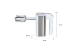 Unold 78720 rremaskine og mikser Hndmixer 500 W Hvid #13