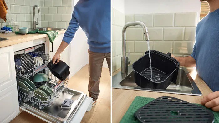 Bosch Serie 4 MAF462B0 frituregryde Enkelt 6,1 L Enkeltst�ende 2050 W Varmluftsteger Sort #4