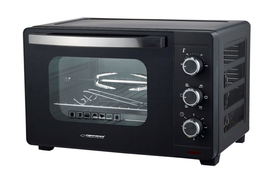 Esperanza EKO006N Miniovn med varmluft og rotisseri 25 l 1600W Sort #2