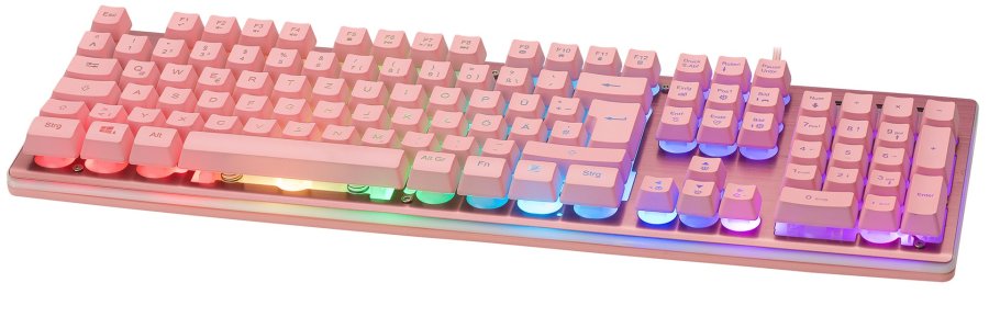 Deltaco Gaming PK75 RGB-tastatur, 105 taster, tysk layout, membrankontakt, USB #8