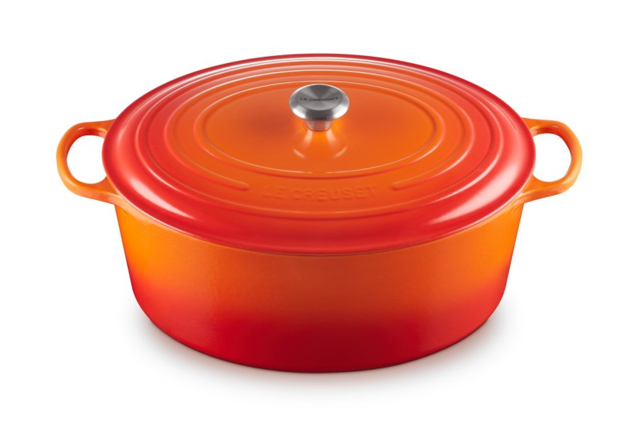 Le Creuset 21178400902430 hollandsk ovn 13,9 L Orange, R�d #2