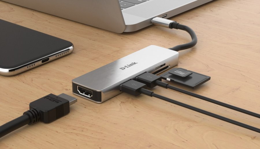 D-Link DUB-M530 Ledningsfrt USB 3.2 Gen 1 (3.1 Gen 1) Type-C Aluminium #5