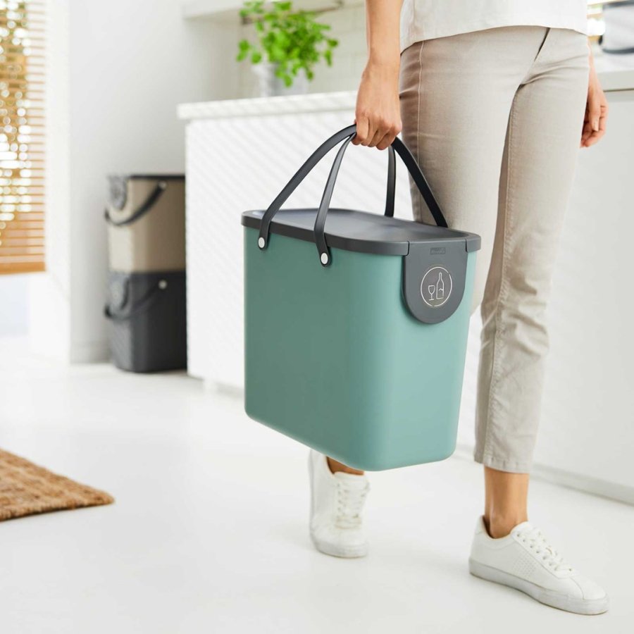 ROTHO Albula Dark green - beholder til affaldssortering - 25l #2