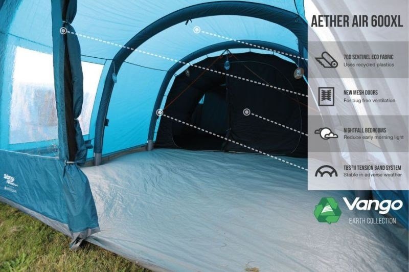 VANGO AETHER 600XL TELT MAROKKANSK BL #7