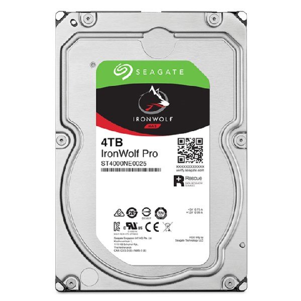 Seagate IronWolf Pro ST4000NT001 harddisk 4 TB 7200 rpm 256 MB 3.5