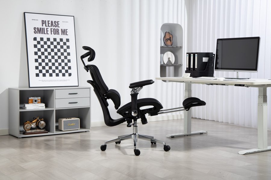 Activejet ergonomisk kontorstol YK848 sort #45