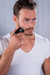 Wahl 03615-1016 barbermaskine til ham Folie shaver Trimmer Sort, Slv #3