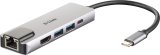 D-Link DUB-M520 Ledningsfrt Thunderbolt 3 Aluminium #1