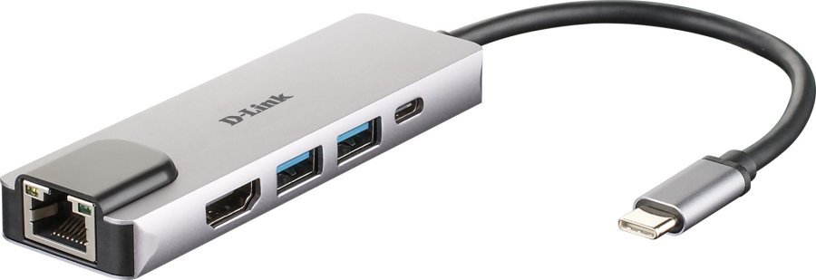 D-Link DUB-M520 Ledningsfrt Thunderbolt 3 Aluminium #1