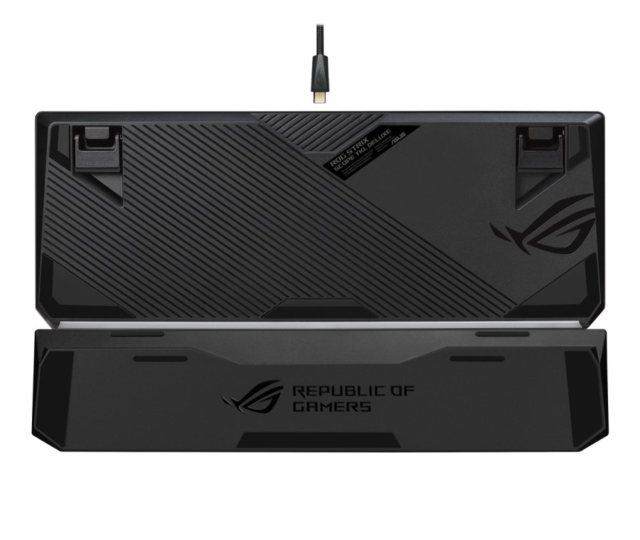 ASUS ROG Strix Scope NX TKL Deluxe tastatur Spil USB Tysk Sort, Gr #3