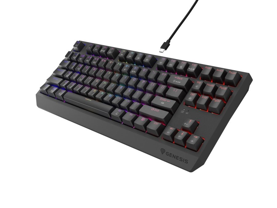 GENESIS Thor 230 TKL tastatur Spil USB + RF Wireless + Bluetooth QWERTY Gr #8