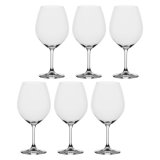 LA PORCELLANA BIANCA NOVELLO Set of 6 Burgundy Wine Glasses 710 ml #2