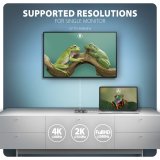 Axagon N HMC-5HL USB 5Gbps hub 2x USB-A HDMI 4k/60Hz RJ-45 GLAN PD 100W kabel USB-C Ledningsfrt USB 3.2 Gen 1 (3.1 Gen 1) Type-C Slv #6