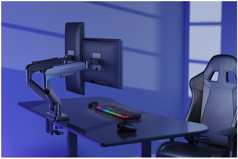 LC-Power LC-EQ-A34B-D skrmbeslag og -stativer 86,4 cm (34