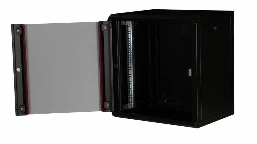 Equip EPM-12-6045-B-CBAA stativ 12U V�gmonteret stativ Sort #3