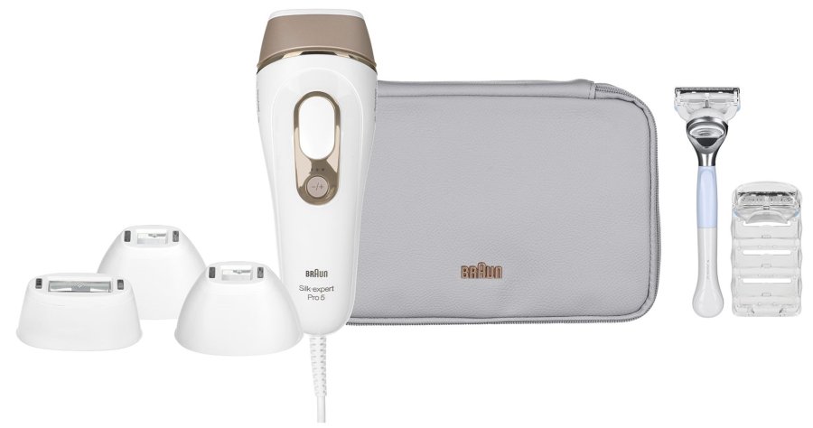 Braun Silk-expert Pro PL5356 Intenst pulserende lys (IPL) Guld, Hvid #1