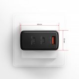 Axagon ACU-DPQ100 oplader til mobil enhed Mobil computer, Mobiltelefon, Netbook, Laptop, Smartphone, SmartWatch, Tablet, Universel Sort Vekselstrm Hurtig opladning Indendrs #9