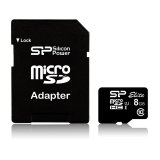 Silicon Power Elite 8GB microSDHC UHS-I  flash-hukommelse Klasse 10 #1
