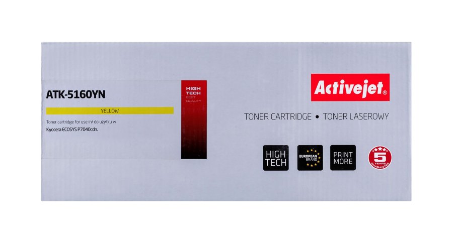 Activejet tonerpatron ATK-5160YN (Kyocera erstatning TK-5160Y; Supreme; 12000 sider; gul) #1