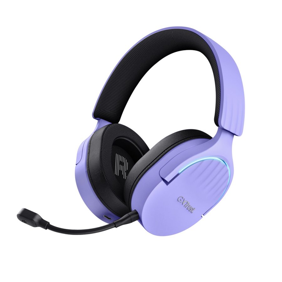 Trust GXT 491P FAYZO Headset Kabel & trdls Spil USB Type-A Bluetooth Sort, Lilla #2