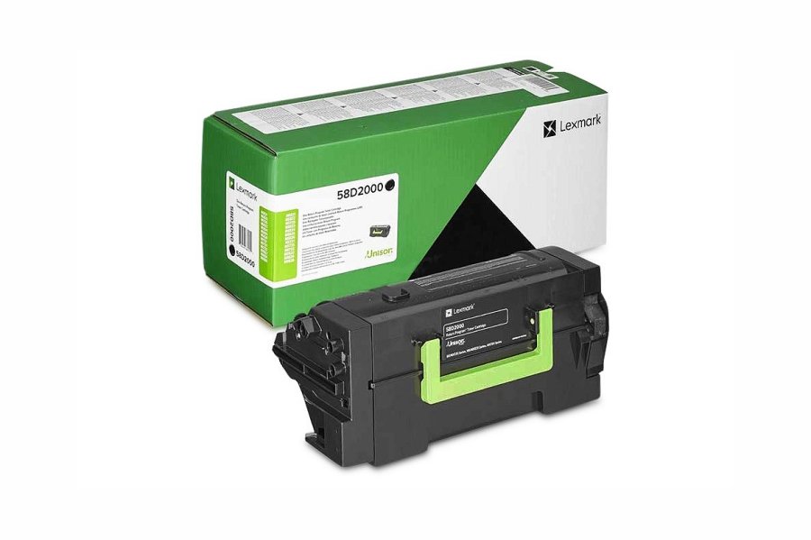 Lexmark 58D2000 tonerpatron 1 stk Original Sort #1
