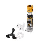 DeWALT DCW604NT-XJ router og overfrser Sort, Gul 25500 rpm #8