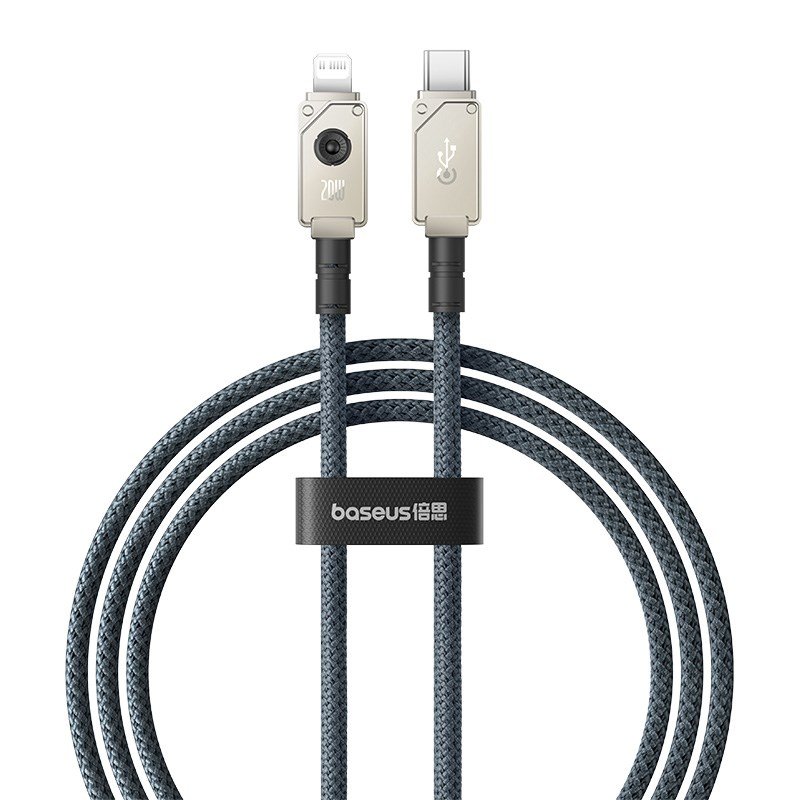 Baseus Unbreakable USB C til iP-kabel 1 m 20 W Hvid #1