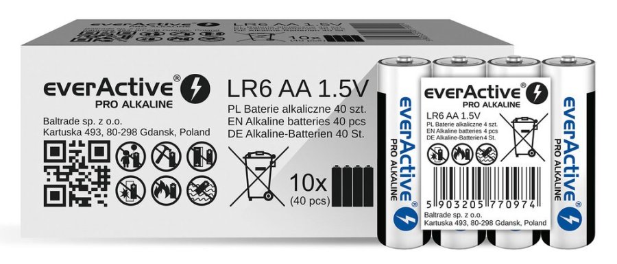 Alkaline-batterier everActive Pro Alkaline LR6 AA - 4 stk. #5