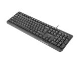NATEC TASTATUR TROUT SLIM USB, CZ/SK-LAYOUT, SORT #3