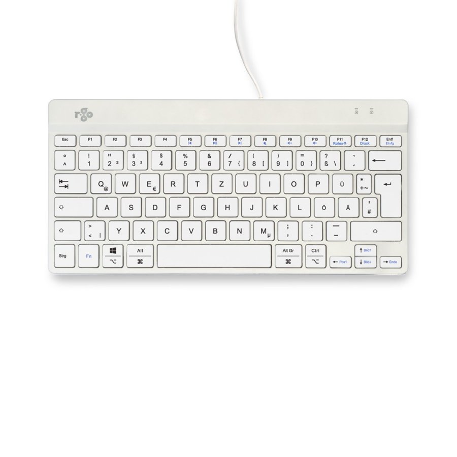 R-Go Tools Ergonomisch toetsenbord R-Go Compact Break, compact toetsenbord met pauzesoftware, QWERTZ (DE), bedraad, wit #4