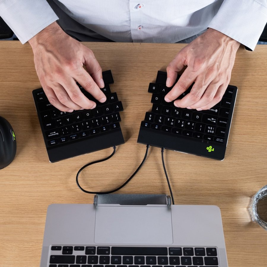 R-Go Tools Ergonomisch toetsenbord R-Go Split Break v2 met pauzesoftware, gesplitst toetsenbord, QWERTY (US), bedraad, zwart #7