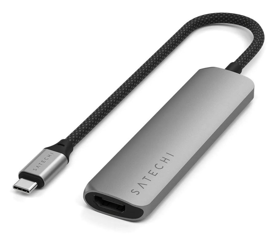 Satechi 4-in-1 USB-C Slim Multiport Adapter 4K #1