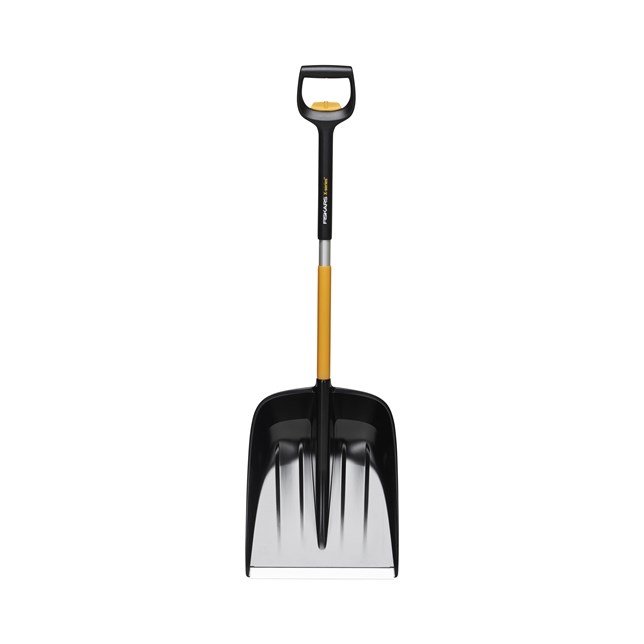 Fiskars 1057188 skovl & spartel Sneskovl Metal Sort, Orange #1