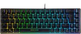 Deltaco Gaming DK240, Mini RGB Membran 60 % tastatur, halvgennemsigtigt etui, sort #2